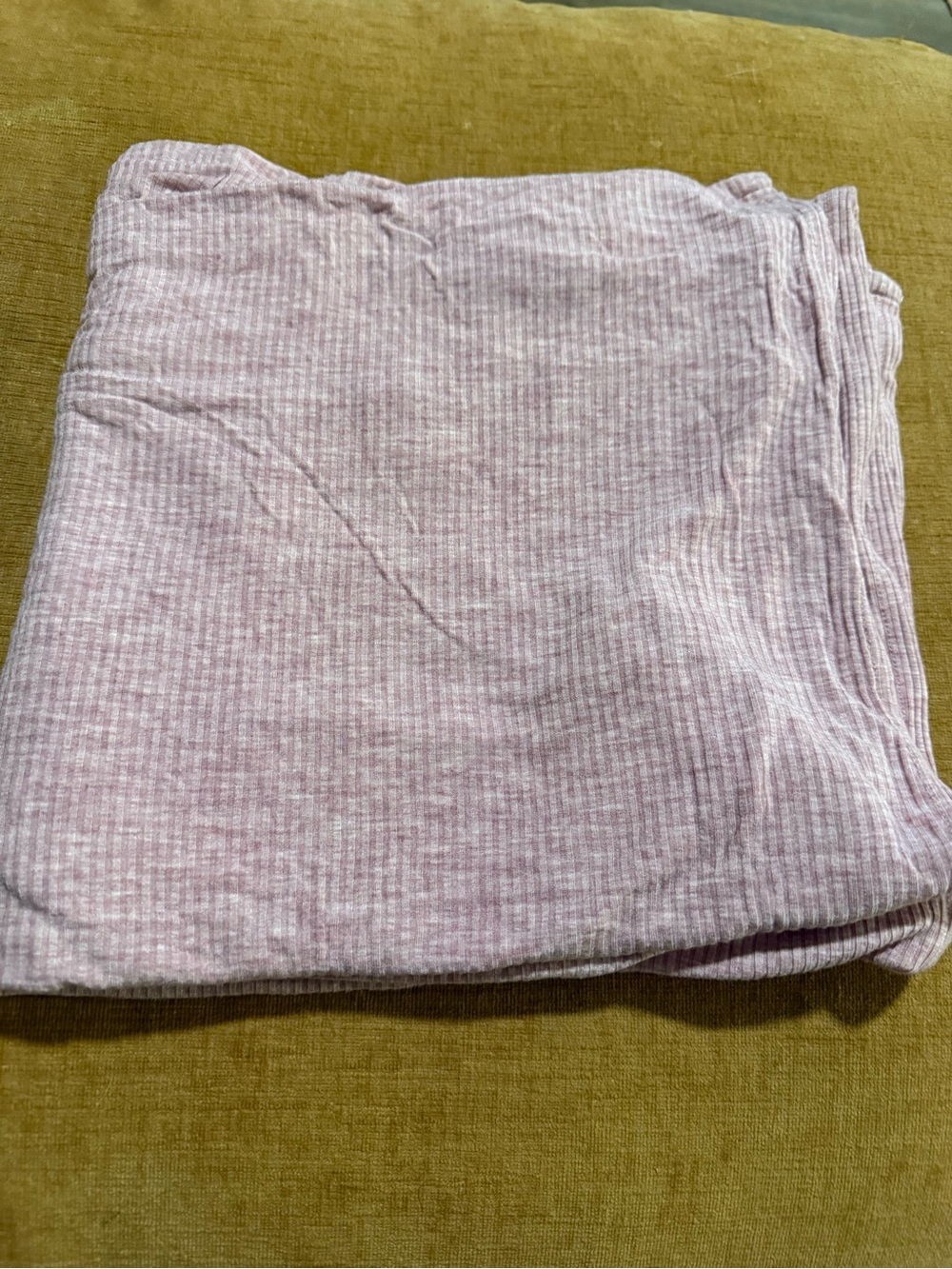 Little Sleepies Pink Heathered Baby Blanket
